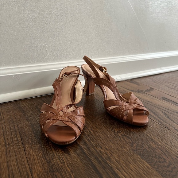 Arezzo Heel Sandals - Brown - Picture 2 of 6